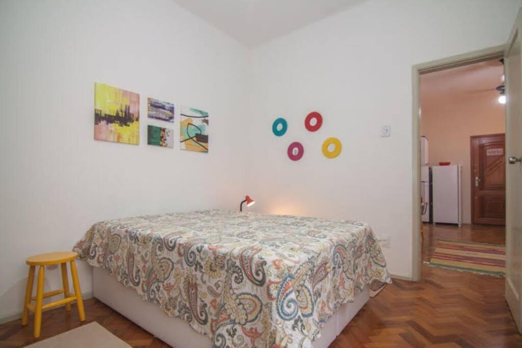 ריו דה ז'ניירו Apartamento Charmoso Na Praia De Copacabana מראה חיצוני תמונה