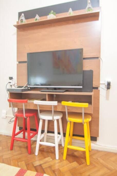 ריו דה ז'ניירו Apartamento Charmoso Na Praia De Copacabana מראה חיצוני תמונה
